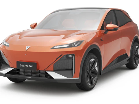 2025 दीपल S07 इंटीरियर के साथ 3D मॉडल