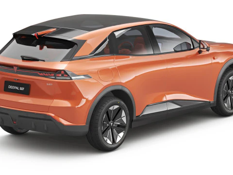 2025 Deepal S07 With Interior 3D Model