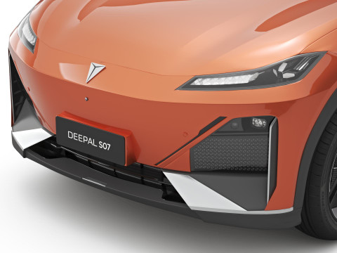 2025 Deepal S07 With Interior 3D मॉडल