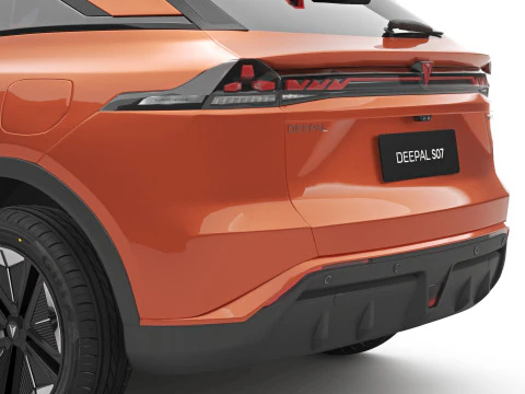 2025 Deepal S07 With Interior 3D Model