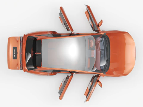 2025 Deepal S07 With Interior 3D Model