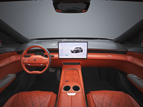2025 Deepal S07 With Interior 3D मॉडल