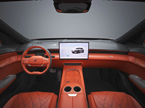 2025 Deepal S07 With Interior 3D Model