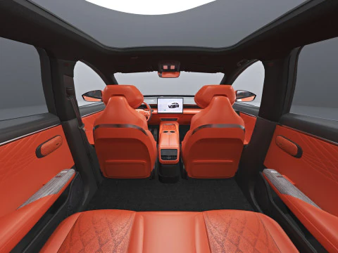 2025 Deepal S07 With Interior 3D Model
