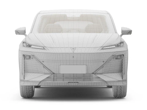 2025 Deepal S07 With Interior 3D Model