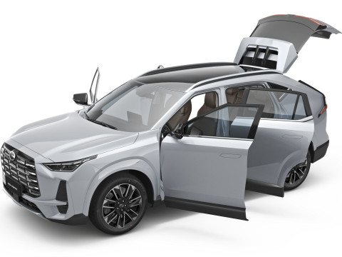 2025 GAC GS4 Max With Interior 3D Model