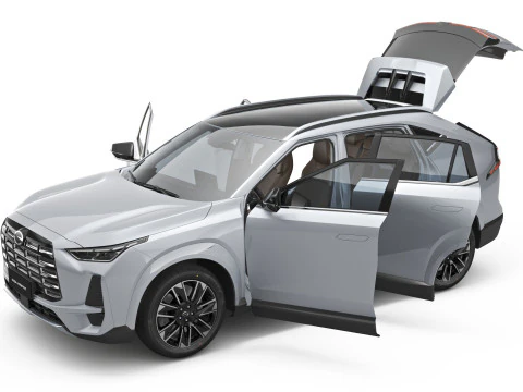 2025 GAC GS4 Max With Interior 3D Model