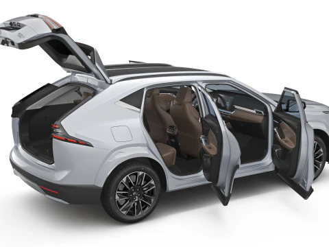 2025 GAC GS4 Max With Interior 3D Model