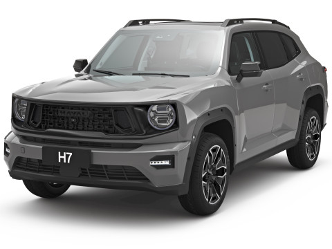 2025 GWM Haval H7 HEV with Interior 3D Модель