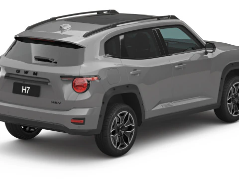 2025 GWM Haval H7 HEV with Interior 3D Model