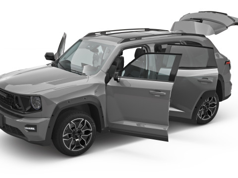 2025 GWM Haval H7 HEV con interior Modelo 3D