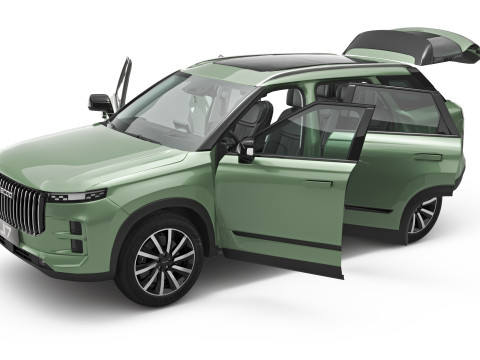 2025 Jaecoo J7 With Interior 3D Model