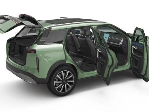 2025 Jaecoo J7 With Interior 3D Model