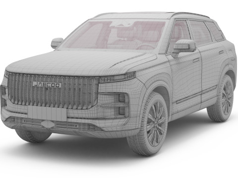 2025 Jaecoo J7 With Interior 3D Model
