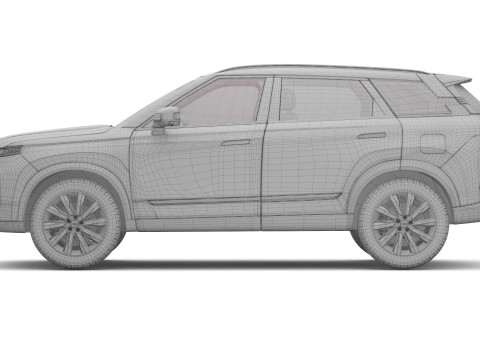 2025 Jaecoo J7 With Interior 3D Model