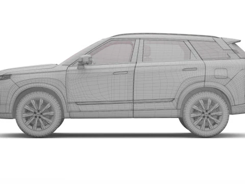 2025 Jaecoo J7 With Interior 3D Model