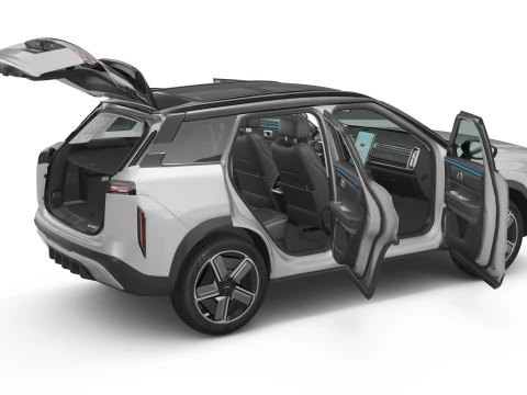 2025 Jaecoo J7 SHS with Interior 3D Model