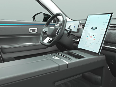 2025 Jaecoo J7 SHS with Interior 3D Model