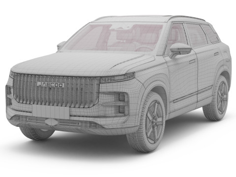 2025 Jaecoo J7 SHS with Interior 3D 모델