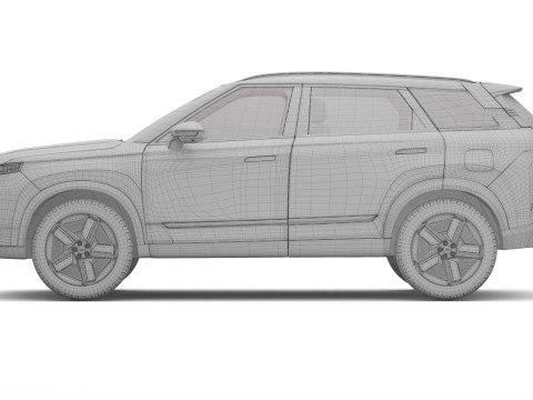 2025 Jaecoo J7 SHS with Interior 3D 모델