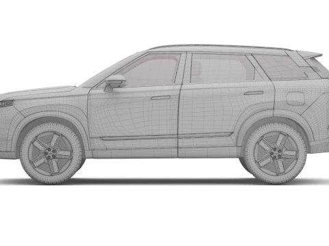 2025 Jaecoo J7 SHS with Interior 3D Model
