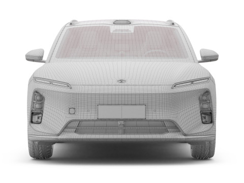 2025 Nio ET5 Touring with Interior 3D मॉडल