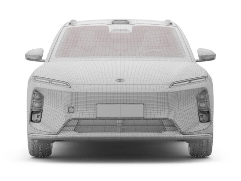2025 Nio ET5 Touring with Interior 3D Model