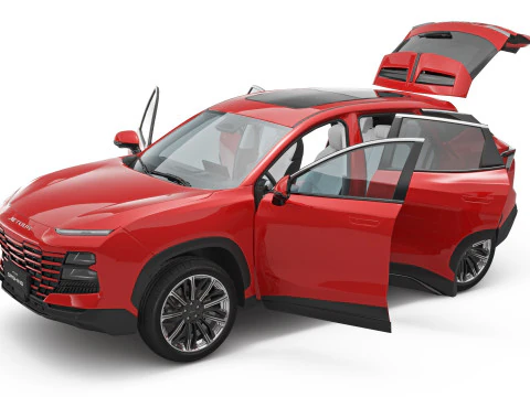 2025 Jetour Dashing with Interior 3D Model