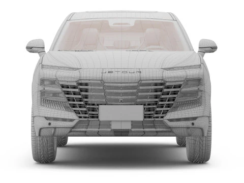 2025 Jetour Dashing with Interior 3D Model