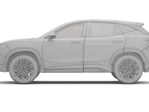 2025 Jetour Dashing with Interior 3D Model