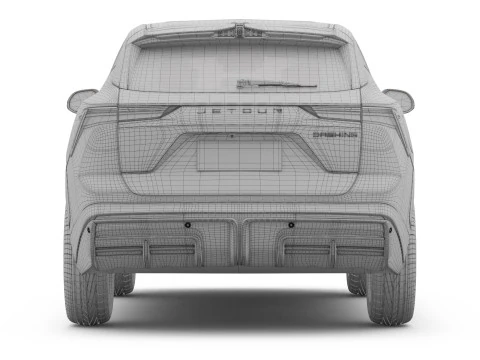 2025 Jetour Dashing with Interior 3D Model
