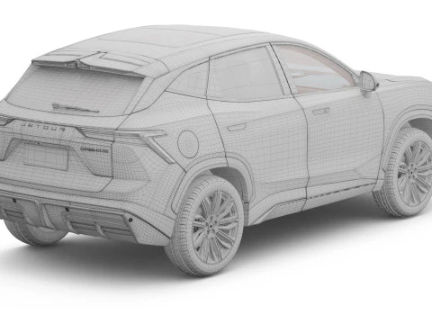 2025 Jetour Dashing with Interior 3D Model