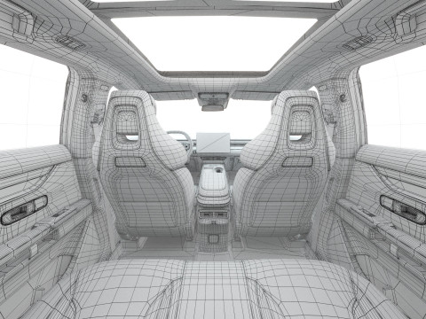 2025 Jetour Dashing with Interior 3D मॉडल