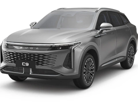 2025 Chery Omoda C9 内装付き 3Dモデル