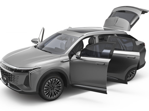2025 Chery Omoda C9 with Interior Modello 3D
