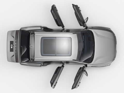 2025 Chery Omoda C9 with Interior Modello 3D