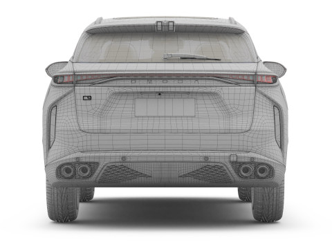 2025 Chery Omoda C9 with Interior Modello 3D