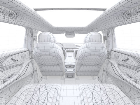2025 Chery Omoda C9 with Interior Modello 3D