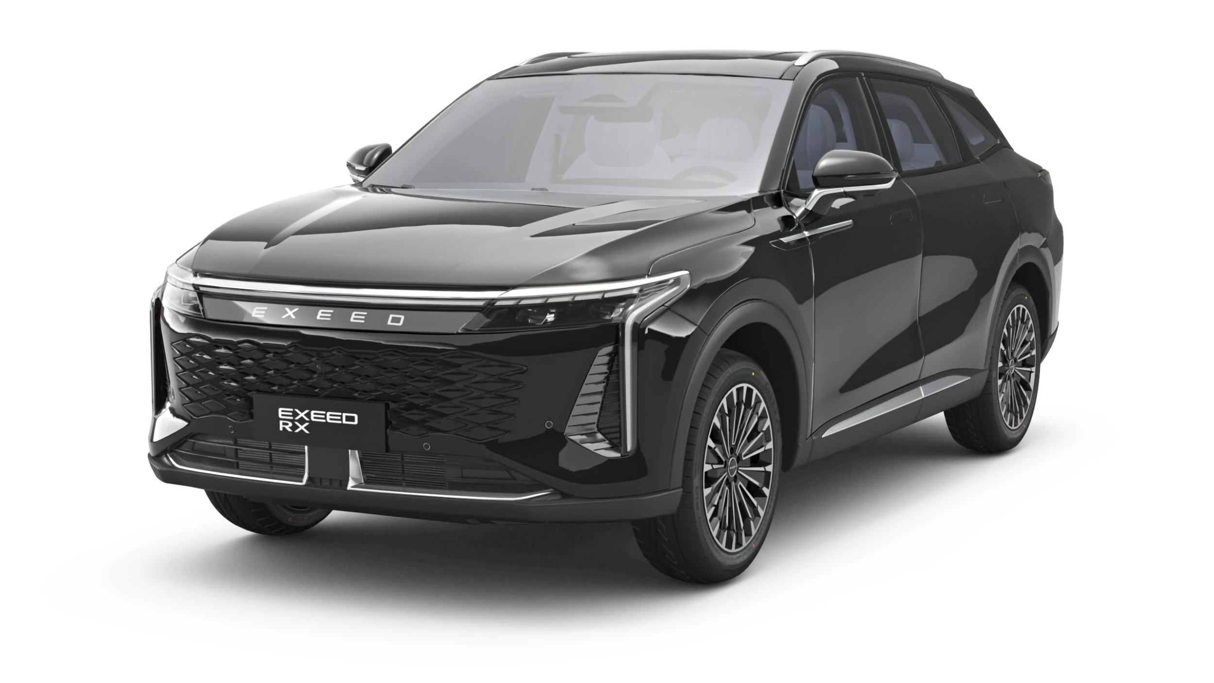 2025 Chery Exeed RX with Interior 3D Model .c4d .max .obj .3ds .fbx .stl .blend
