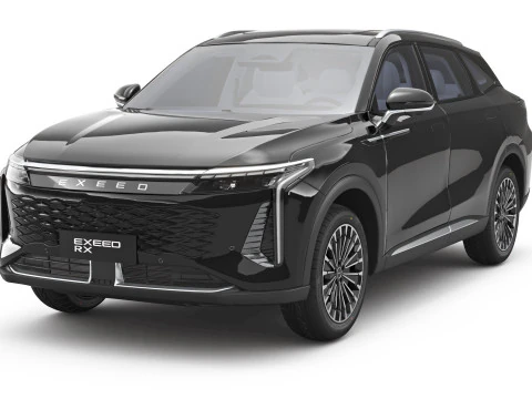 2025 Chery Exeed RX 内装付き 3Dモデル