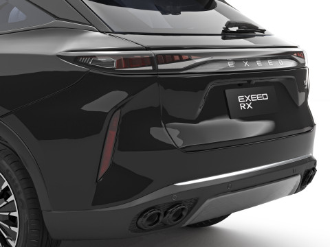 2025 Chery Exeed RX with Interior Model 3D
