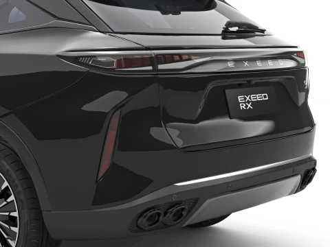 2025 Chery Exeed RX with Interior 3D Model