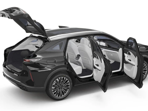 2025 Chery Exeed RX with Interior 3D Model