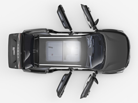 2025 Chery Exeed RX with Interior Model 3D