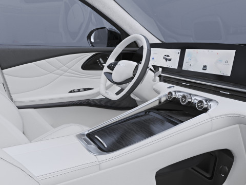 2025 Chery Exeed RX with Interior Model 3D