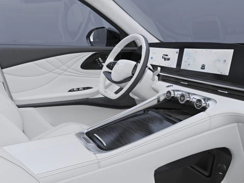 2025 Chery Exeed RX with Interior 3D Model