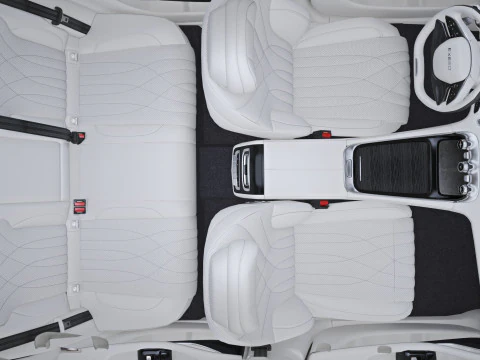 2025 Chery Exeed RX with Interior 3D Model