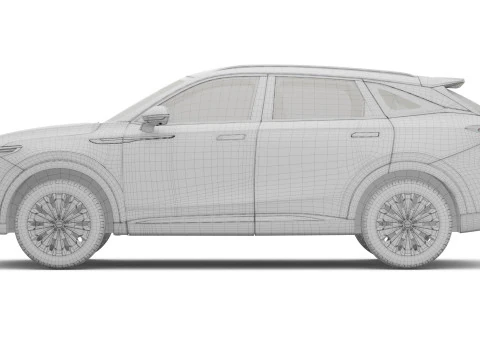 2025 Chery Exeed RX with Interior 3D Model