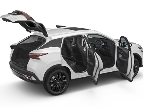 2026 Chery Omoda C5 with Interior Right Dand Drive Modello 3D