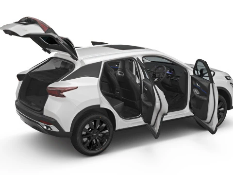 2026 Chery Omoda C5 X con guida interna a destra Modello 3D